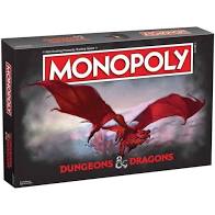 MONOPOLY Dungeon & Dragons Board Game