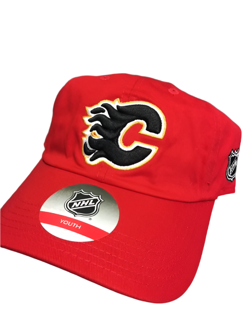 NHL Calgary FLames Youth Adjustable Hat