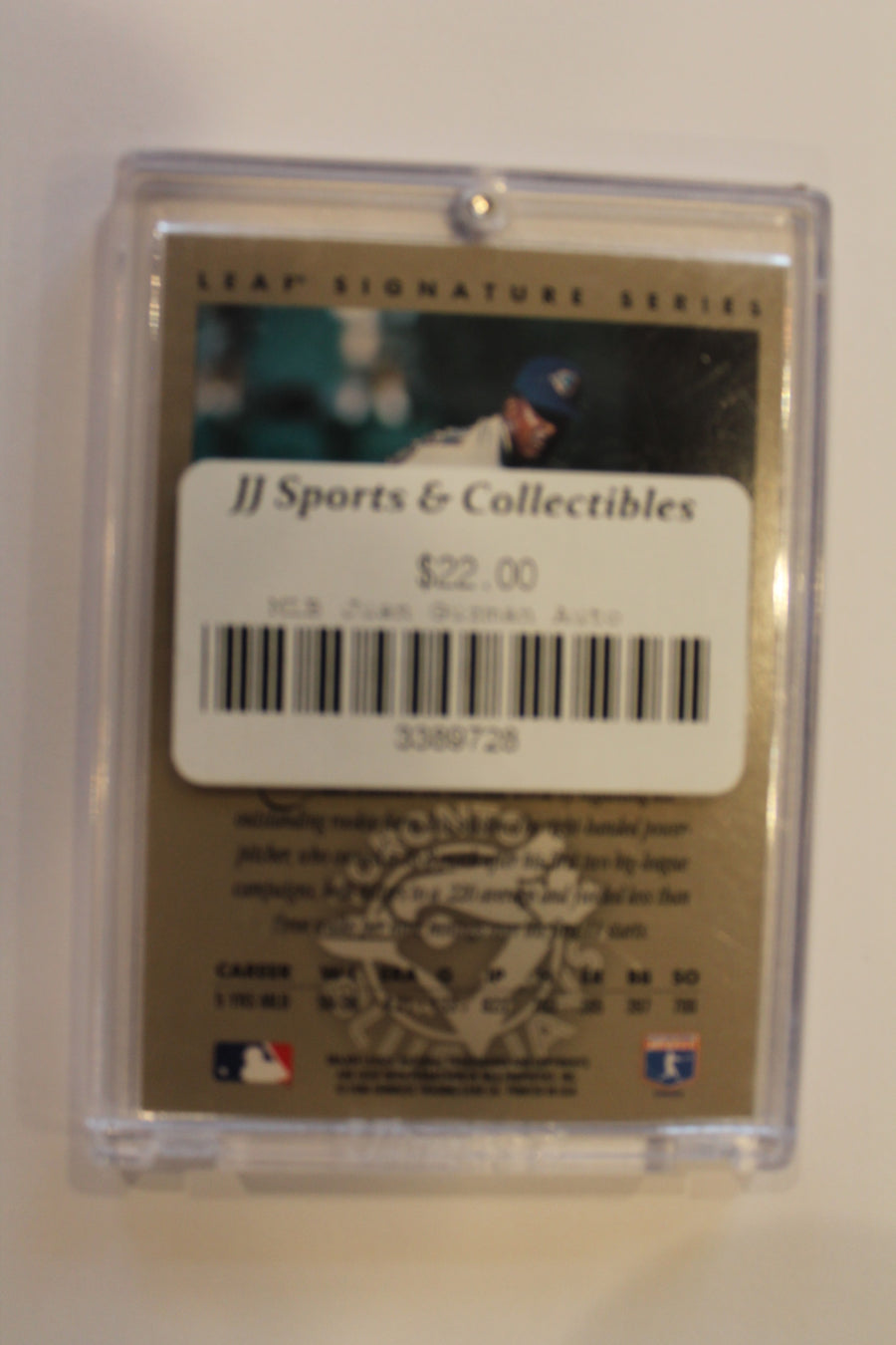 Juan Guzman Leaf Signature Series Autograph