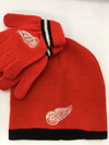 NHL Detroit Red Wings Reebok Kids (4-7) Hat & Mitt Set