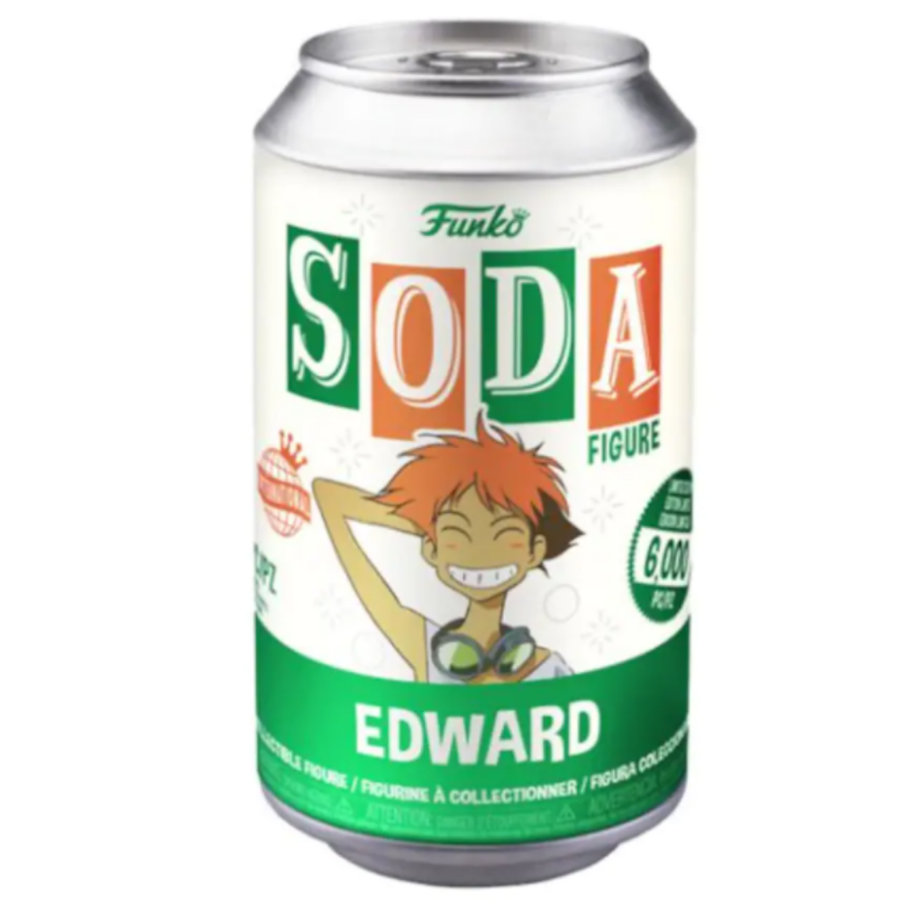 Funko Soda Edward "International" (Cowboy Bebop) -NEW in Sealed Can - Chance to pull a CHASE