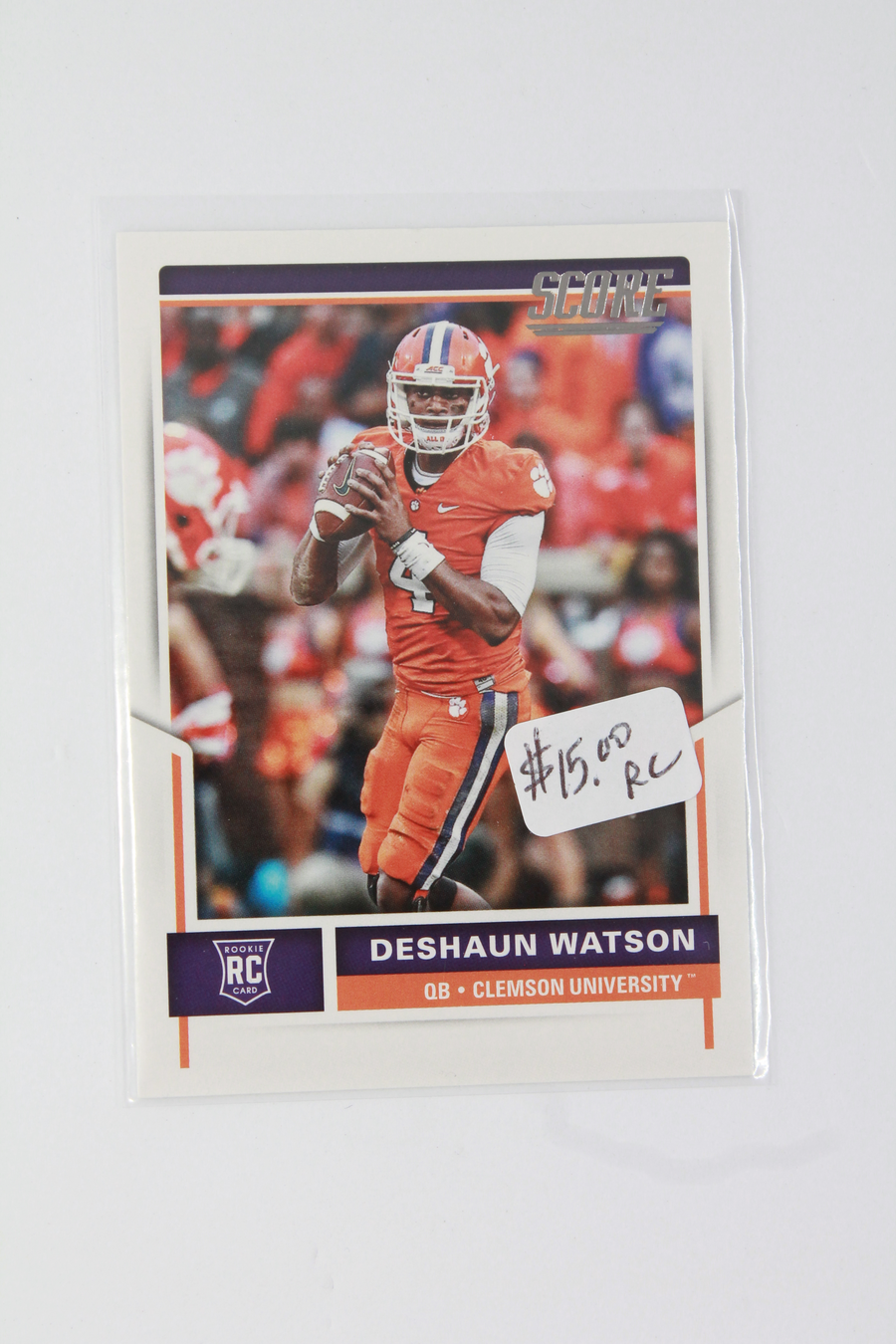 Deshaun Watson 2017 Score Rookie Card