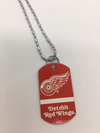NHL Detroit Red Wings Sports Team Logo Dog tag Necklace
