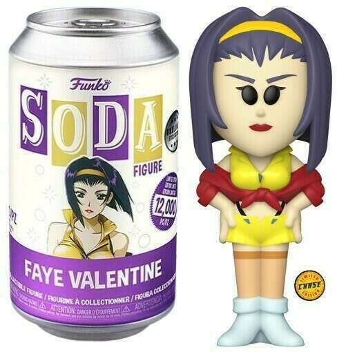 Funko Soda Faye Valentine (Cowboy Bebop) -NEW in Sealed Can - (Sale)