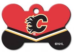 NHL Calgary Flames Bone Dog Tag
