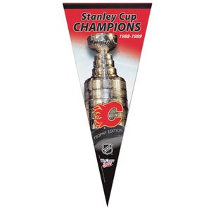 NHL Calgary Flames Stanley Cup Premium Felt Pennant