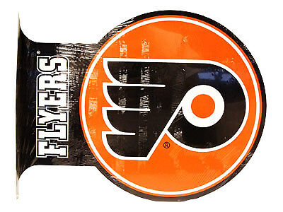 Philadelphia Flyers Round Metal Flange Sign