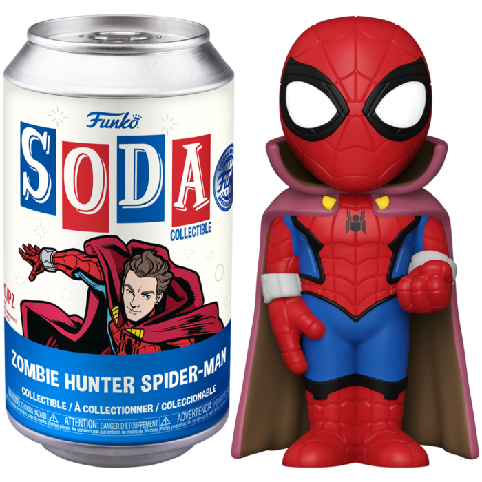 Funko Soda Zombie Hunter Spider-Man Special Edition (sealed in can-chance to pull a chase)