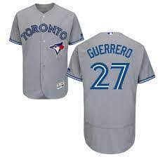 MLB Toronto Blue Jays Guerrero JR #27 Majestic Cool Base Replica Jersey