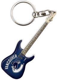 NHL Vancouver Canucks Mini Guitar Keychain