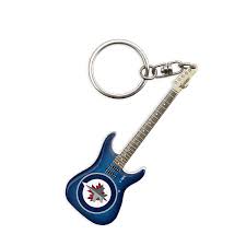 NHL Winnipeg Jets Mini Guitar Keychain
