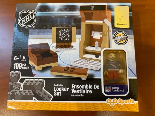 NHL OYO Buildable Locker Set - Henrik Lundqvist - New York Rangers