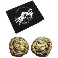 300 Movie Gold Coins Prop Replica Leonidas Spartan Immortals Gorgo by NECA