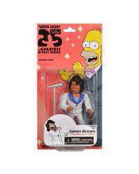 The Simpsons 25 Greatest Guest Stars - Series 1 NECA 5" Figures - James Brown (NEW-Sealed)