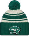 NFL New York Jets New Era Sideline Sports Knit Toque with Pom