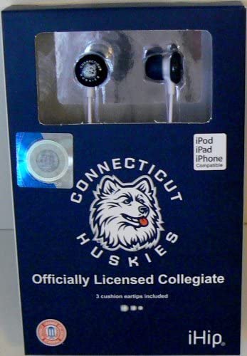 NCAA Connecticut Huskies iHip Earphones- SALE