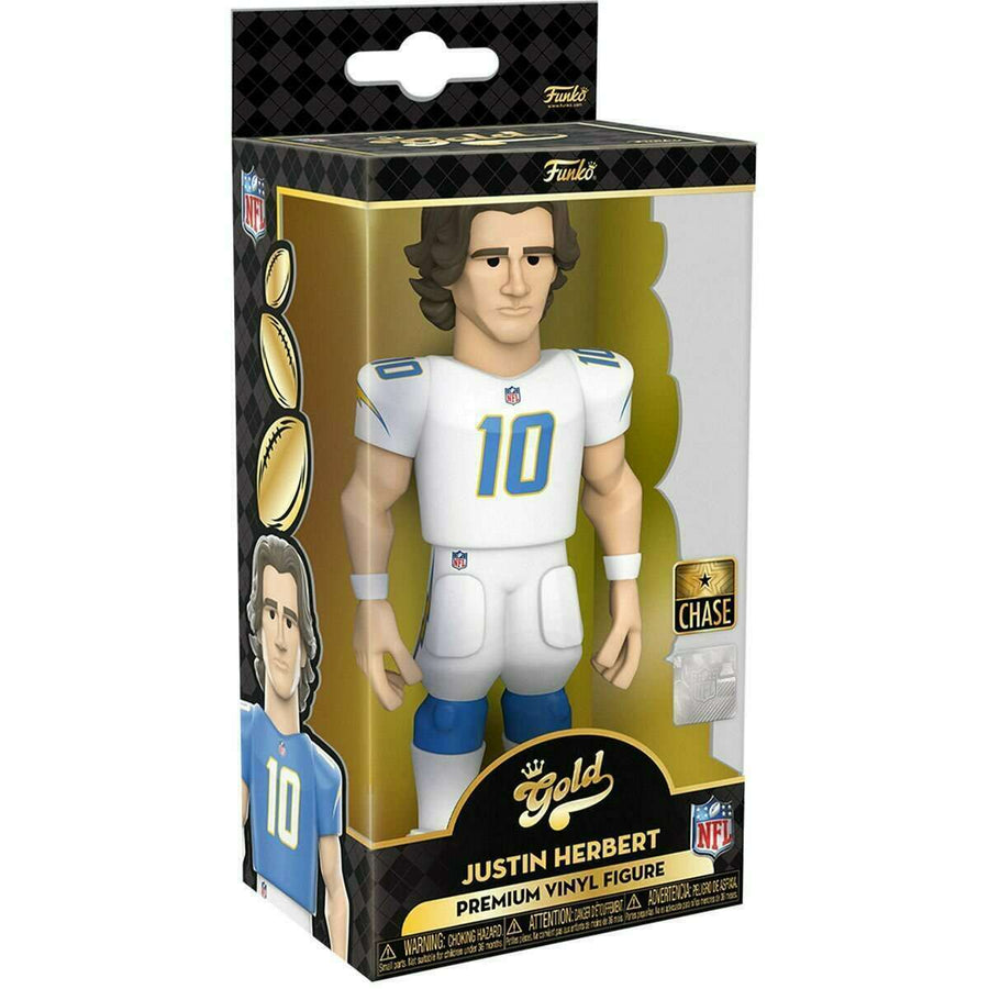 Funko Gold NFL Justin Herbert CHASE  5" -Los Angeles Chargers