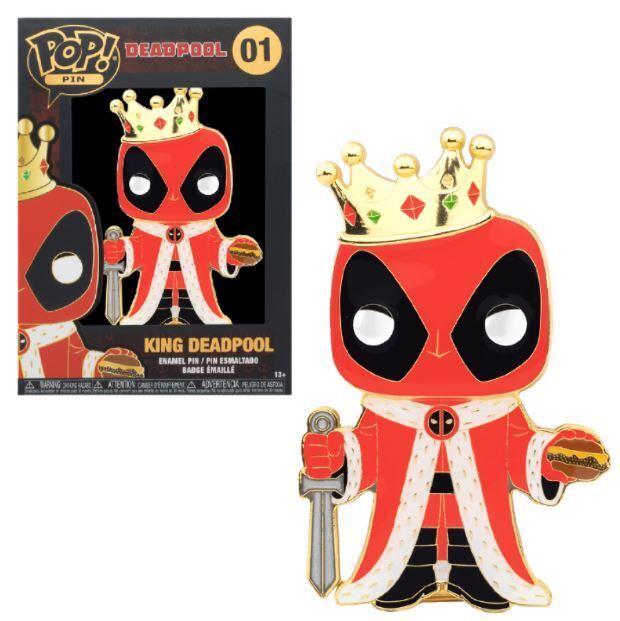 Funko POP PIN King Deadpool #01 Marvel Deadpool
