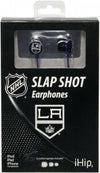 NHL Los Angeles Kings iHip Slap shot Earphones- SALE
