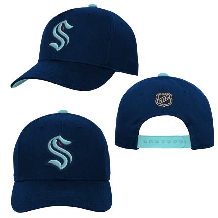 NHL Seattle Kraken Youth Precurve Snapback Hat