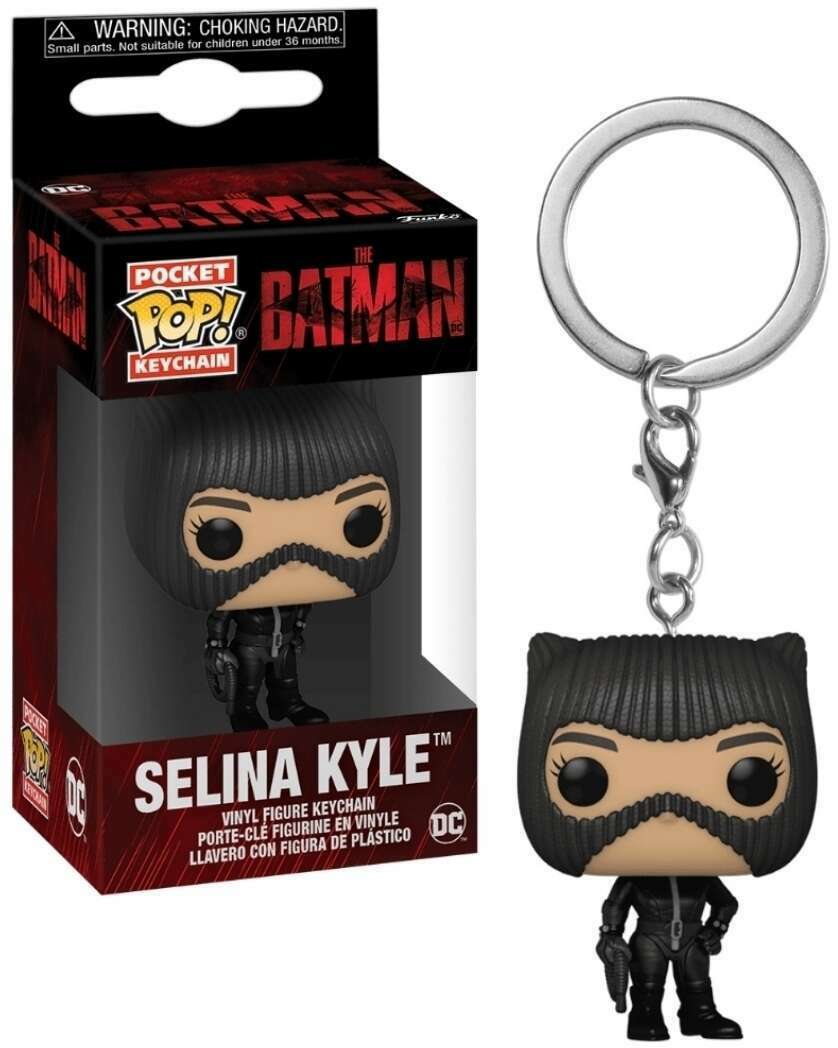 Funko POP Selina Kyle Pocket POP Keychain -DC The Batman