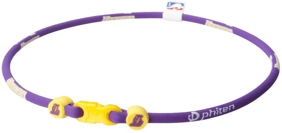 NBA Los Angeles Lakers Phiten Titanium Necklace- SALE