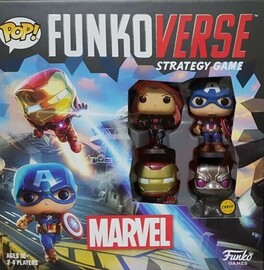 POP Funkoverse Marvel  (4 pack) CHASE -Strategy Game