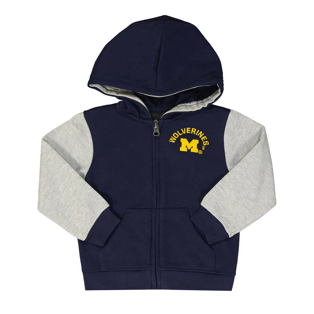 NCAA University of Michigan Toddler Zip Hoodie