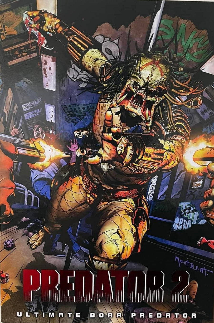 NECA Predator 2 Ultimate Boar Predator 7" Action Figure - 30th Anniversary