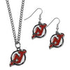 NHL New Jersey Devils Earrings & Necklace Gift Set