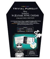 Disney The Nightmare Before Christmas Trivial Pursuit Game - Travel Collectors Edition