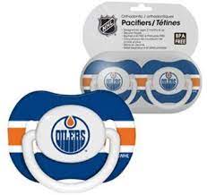 NHL Edmonton Oilers Pacifiers- 2 pack