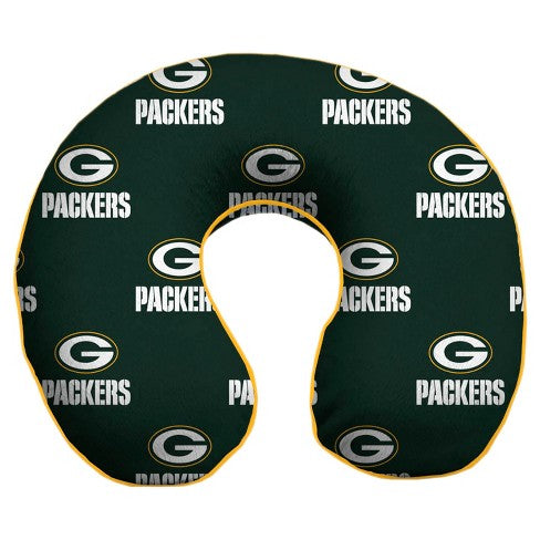 NFL Green Bay Packers Memory Foam Relaxation Travel Pillow