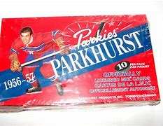 NHL Parkies Parkhurst 1956-1957 Official Cards (sold per pack-NEW)