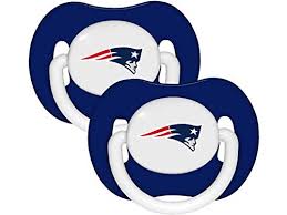 NFL New England Patriots Pacifiers- 2 pack