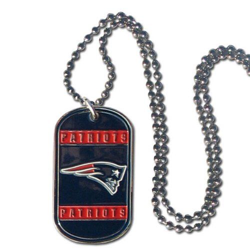 NFL New England Patriots Dog Tag Necklace