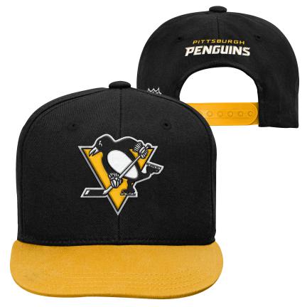 NHL Pittsburgh Penguins Youth 2 Tone Flatbrim Snapback Hat