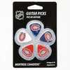 NHL Montreal Canadiens Guitar Picks (Woodrow) -package of 10
