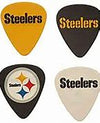 NFL Pittsburgh Steelers Guitar Picks (Woodrow) -package of 10