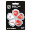 NHL Detroit Red Wings Guitar Picks (Woodrow) -package of 10