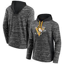 NHL Pittsburgh Penguins Fanatics Instant Replay Hoodie (Charcoal Heather)