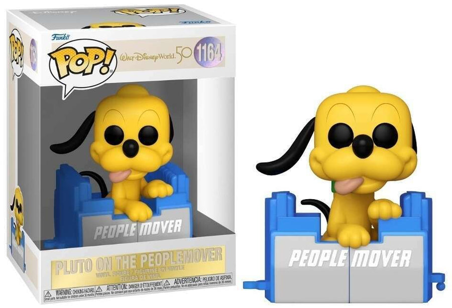 Funko POP Pluto on the Peoplemover #1164 - Disney 50th Anniversary