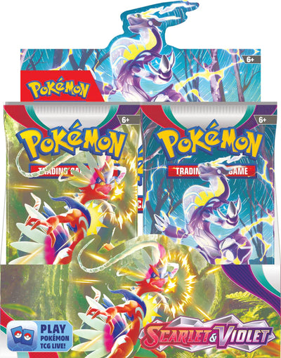 Pokemon Scarlet & Violet Booster Packs (Packs -10 cards per pack)
