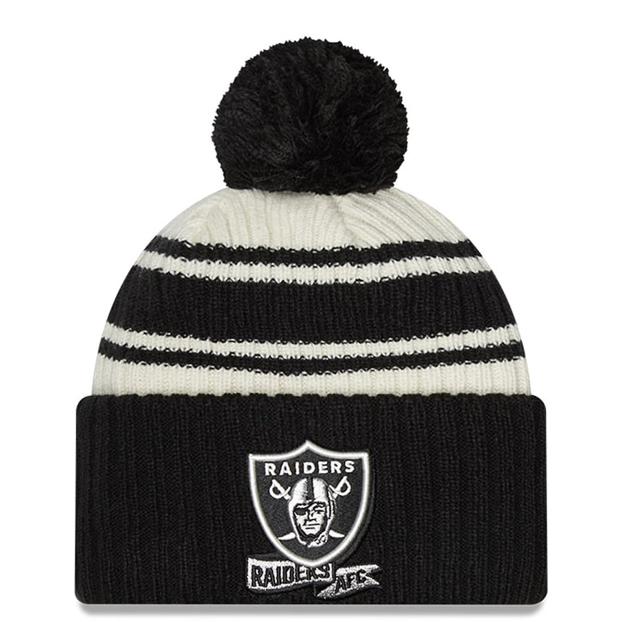 NFL Las Vegas Raiders New Era Sideline Sports Knit Toque with Pom