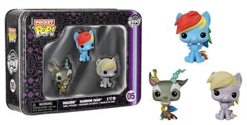 Funko POP Rainbow Dash #05 Pocket POPs (3 pack with Tin)