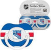 NHL New York Rangers Pacifiers- 2 pack