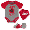 NBA Toronto Raptors Baby Hook - Creeper, Bib & Booties Set