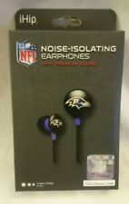 NFL Baltimore Ravens iHip Noise-Isolating Earphones- SALE