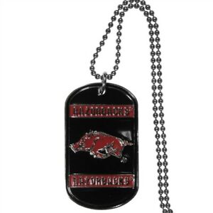 NCAA Arkansas Razorbacks Dog Tag Necklace