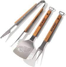NHL Detroit Red Wings Sportula 3-Piece BBQ Set